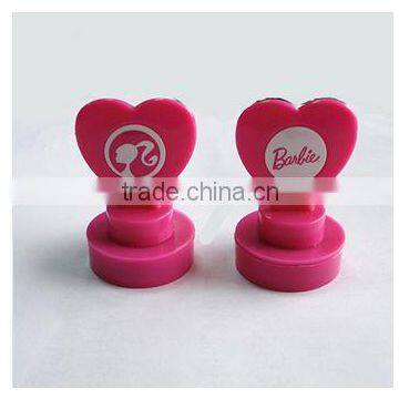 clear stamp in cheap price heart-shaped type