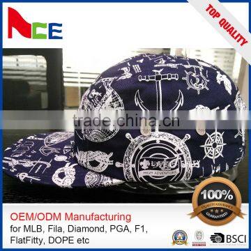 Custom 5 Panel Digital Printing Cap Cowboy Hat With Print Logo