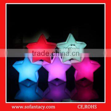 Party favor led star shape light for wedding decoration