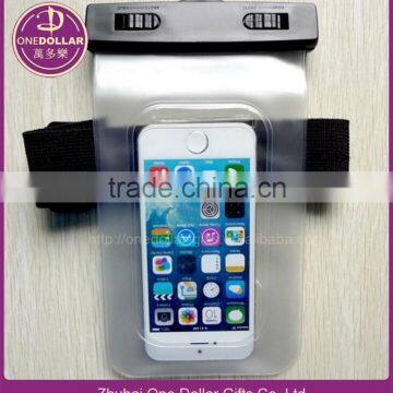 Mobilephone waterproof case with wrist strap