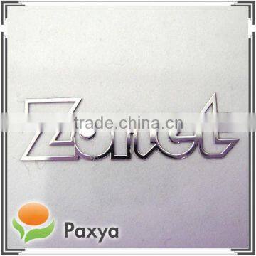 self adhesive metal company brand sticker