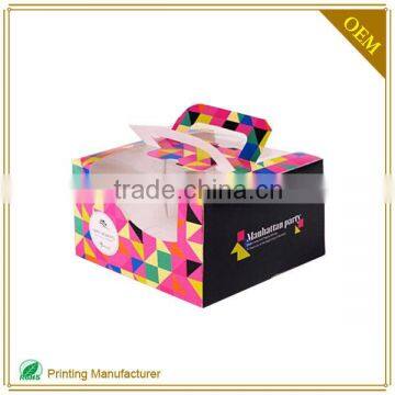 Custom Wedding Cake Box Design Coated Paper With Print