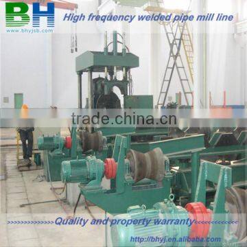 hydraulic press double end pipe chamfering machine