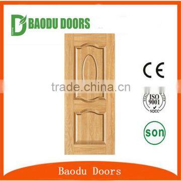 China golden supplier surface finishing building door design melamine wooden door skin