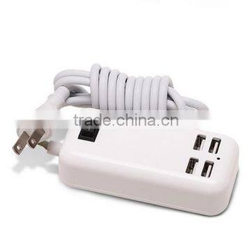 Wholesale China 4 USB Wall Charger 4-Port USB HUB Tranvel Charger photo-5