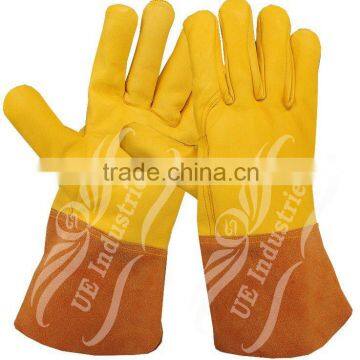 UEI-2884 welding gloves , welding work gloves , leather welding gloves , welder gloves , safety work gloves