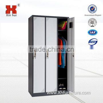 Cold rolled steel wardrobe locker large metal clothes cabinet for public