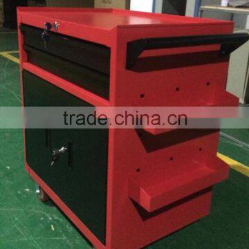2 Drawer With Cabinet Tools Service Trolly Cart photo-5