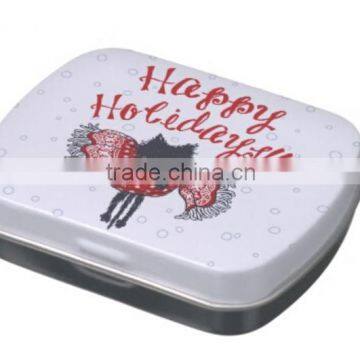 Rectangle Metal Box Hinge Mint Tin Box Wholesale photo-2