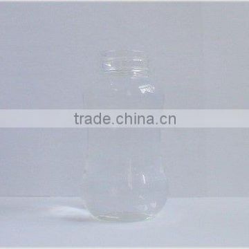 clear glass baby bottle