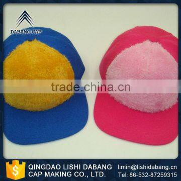 Professionally cap manufacturer popular cheap children animal snapback hats for kids