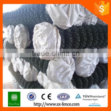 Pvc coated chain link rolled wire Mesh fence