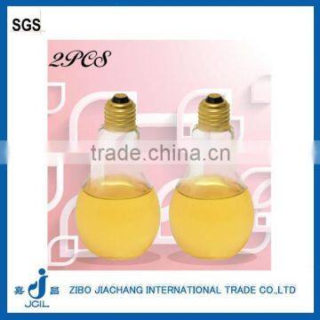 High quality 50ML Glass perfume Jar Light Bulb Shape Wholesales