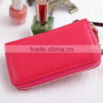 Boshiho Woman's Leather Key Chain 10 colors Key Wallet