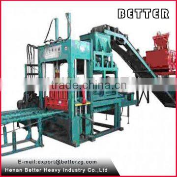 PLC control hydraulic concrete brick macking machine