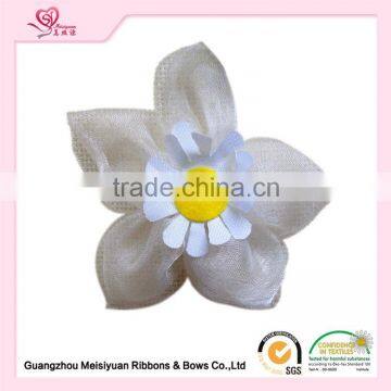 wholesale cheap customized handmde fabric flowers daisy