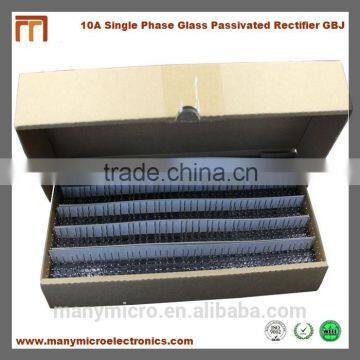 10A 50V-1000V Single Phase Glass Passivated Bridge Rectifier GBJ1008 For Genrator photo-2