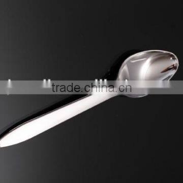 silver spoon,disposable plastic cutlery