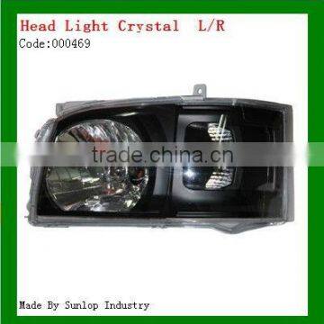 toyota spare parts crystal hiace headlights #00469 headlamp for hiace