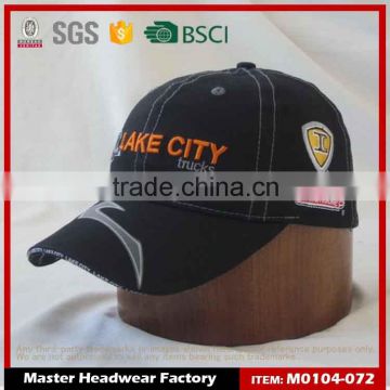 softtextile 6 panel baseball cap fitted cap