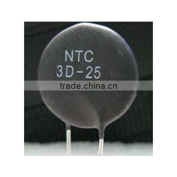 NTC thermistor power limit current limit resistor surge arrestor 3D25 16ohm 15mm diameter
