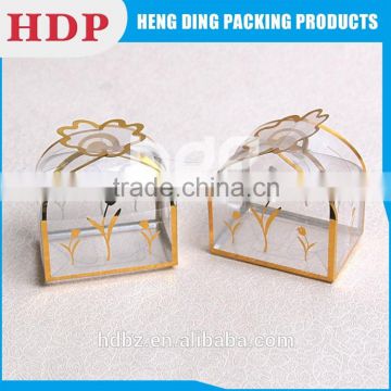 customized fancy plastic favor box packaging box