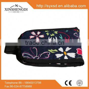 New Design Candy Fabric Foldable Large Cotton Quilted Women Clutch Bag photo-4