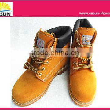 Goodyear safety boots with steel toe and sheepskin lining for working boots