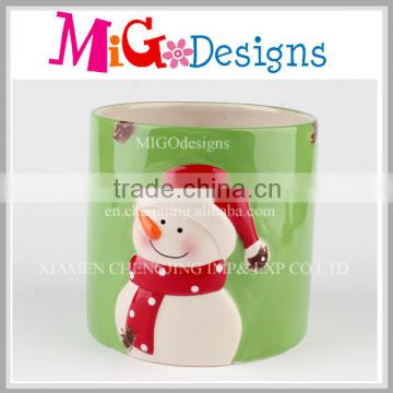 Ceramic Jar without Lid Wholesale Xmas Styles