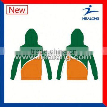 2016 Healong Top Selling 100% Polyester Crop Hoodies