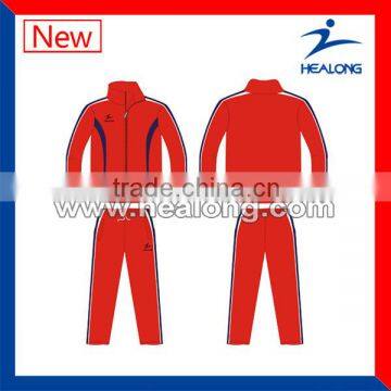 Unisex athletic warm fleece tracksuit