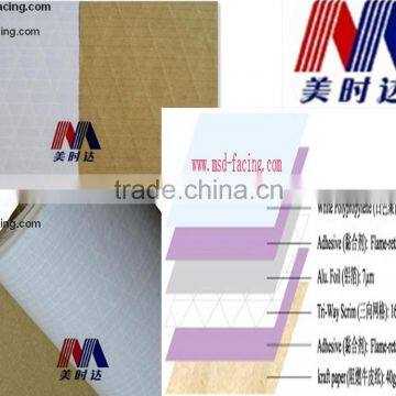 Hot Sale Fire Retardant Aluminum Foil reinforced scrim kraft paper insulation