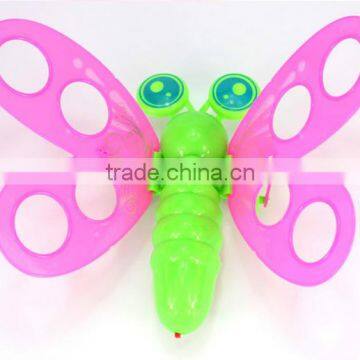 colorful butterfly singing toy sound with led light in fly, led butterfly lamp with sound