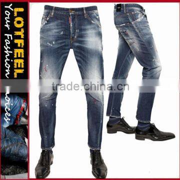 Italian deisgn man denim fashion jeans pant jeans stocklot bangladesh (LOTM098)