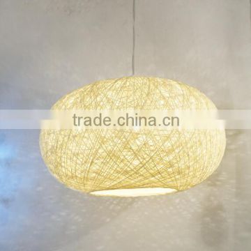 Best Selling New Products Large Ball Light Fixture Rattan Hanging Pendant Lamp