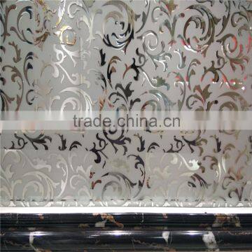 design acid etched glass