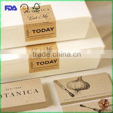 Wholesale Custom Printed Kraft Paper Food Packing Box,Recycle Brown Kraft Food Box