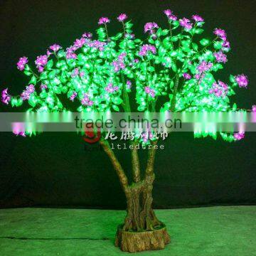 Artificial bonsai with led lights