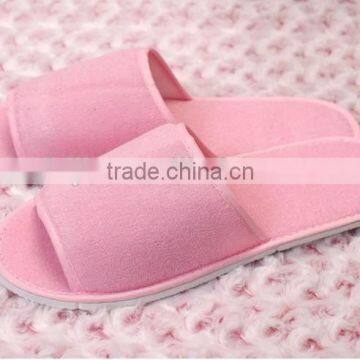 colorful velvet hotel slipper wholesale factory