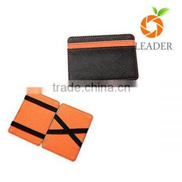 Wholesale Factory Price Colorful Blocking Magic Wallet,genuine Leather Card Holder photo-1
