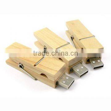 Multi-function wood clip best high capacity flash drive 2gb 8gb