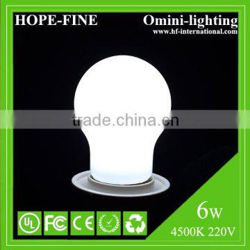 4500K 6W 360 Degree Liquid Cooled LED Lighting Bulb