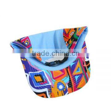 Fashion Flat Brim 5 Panel Hat Hip Hop Caps Custom 5 Panel Hat With Leather Strip photo-6