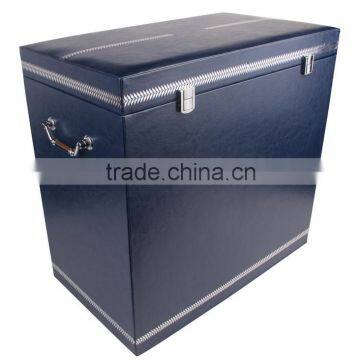Wholesale Custom 8 Bottles of Red Wine Champagne Boxes, Black Leather Gift Box photo-5