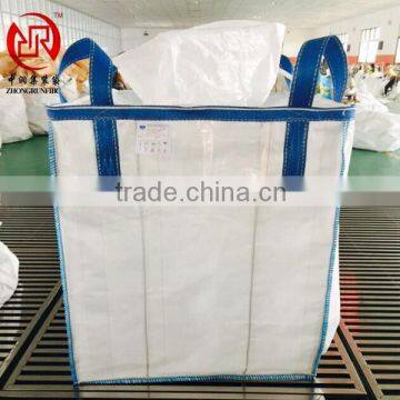 Flexible container big bag with PE sleeve liner/ bulk bag with cross conner loops/big bag with spout open