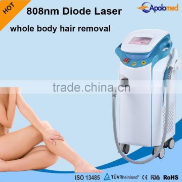 12x12mm Apolomed Diode Laser Acne Removal Machine Adjustable 755 Alexandrite 808nm Diode Laser Hair Removal Machine