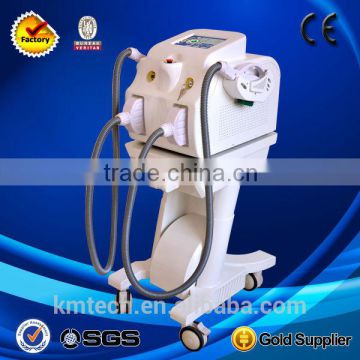 2014 portable korea In motion two handles AFT shr ipl laser hair removal machine