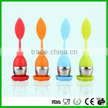 High quality silicone tea ball fliter tea strainer for sale