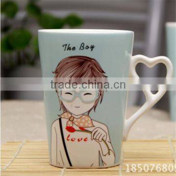 Hot sale custom logo dinnerware round melamine coffee mug