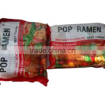 China ramen food,OEM food factory,85g instant noodle in bag,halal factory foods